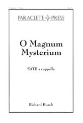 O Magnum Mysterium SATB choral sheet music cover